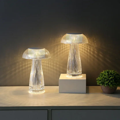 Mushroom Crystal Table Light