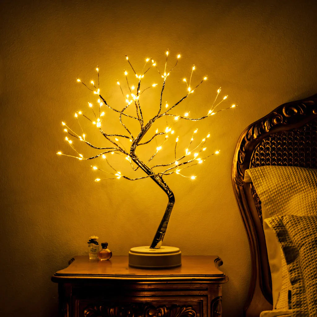 Fairy light tree