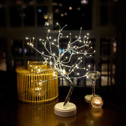 Fairy light tree